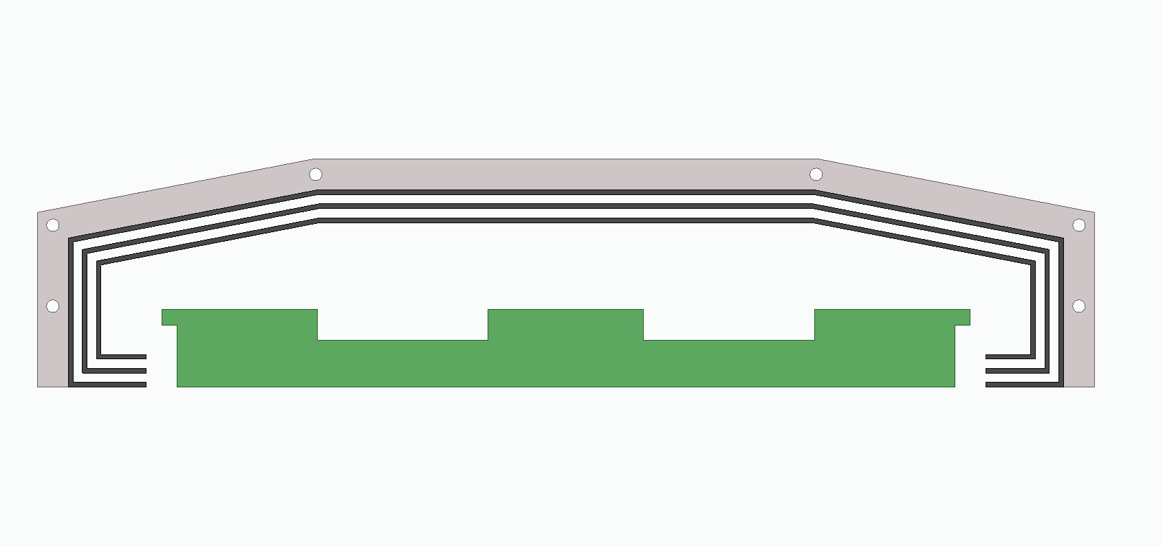 Acoperitoare telescopica - Forma F